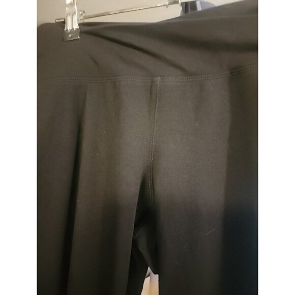 Eileen Fisher Black Stretch Sweat Pants Raw Edge Hems XS NEW Excellent Cr50 NWOT - Picture 2 of 5